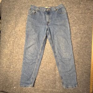 Levi's 550 Classic Relaxed Tapered Women 14 M Blue High Rise Mom Jeans Vintage